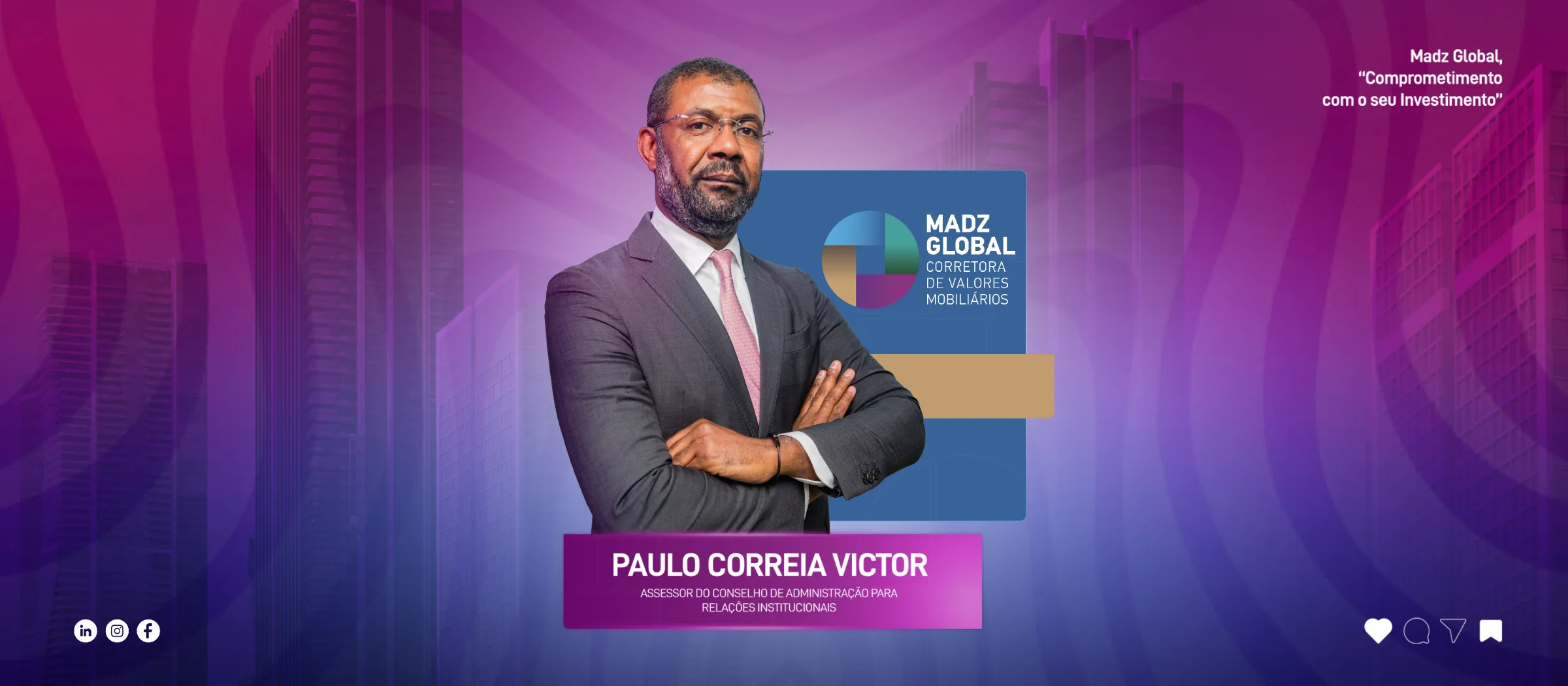 MADZ Global Anuncia Nova Função de Paulo Correia Victor no Conselho de Administração